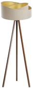 Lampa stojąca GALAXY 1xE27/60W/230V beż/wenge