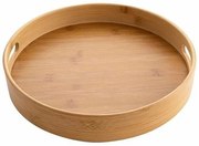 Florina Taca drewniana BAMBOU, 30 x 5 cm, śred. 30 cm