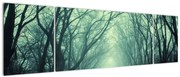 Obraz - Droga z aleją drzew (170x50 cm)