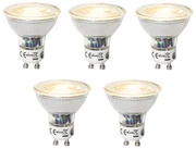 Zestaw 5 ściemnialnych żarówek LED GU10 7W 600 lm 2700K