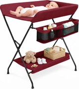 Czerwony rozkładany przewijak dla dzieci C3-D67