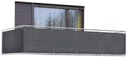 Osłona balkonowa ANTHRACITE UNI, 85 x 500 cm
