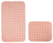 Różowe dywaniki łazienkowe zestaw 2 szt. 60x100 cm Heart – Mila Home