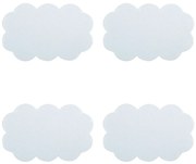 Dziecięce maty antypoślizgowe do wanny 4 szt. 9x14,5 cm Nuages – MSV