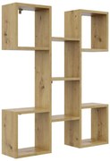 Regał na ścianę, półka dąb artisan H4-L97
