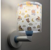 Dalber 41579T - Dziecięca lampa ścienna BABY TEDDY 1xE27/15W/230V niebieska