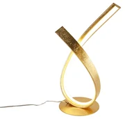 Designerska lampa stołowa złota LED ściemnialna - BelindaDesignerski Oswietlenie wewnetrzne