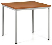 Stół jadalniany TRIVIA, 80x80 cm, szara podstawa, czereśnia