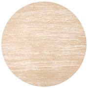 TRAVERTINO S Ława, Stolik kawowy, Okrągły, Trawertyn, fi.45cm Nowoczesna