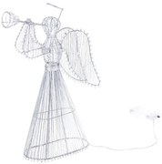 Biała dekoracja świetlna na baterie Angel – Dakls