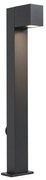 Zewnetrzna Nowoczesna lampa podłogowa zewnętrzna czarna 65 cm z gniazdem IP44 - Baleno Nowoczesny Oswietlenie zewnetrzne