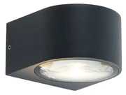 Zewnetrzna Nowoczesna lampa ścienna zewnętrzna czarna z diodami LED, 2-punktowa, IP54 - Carla Nowoczesny Oswietlenie zewnetrzne