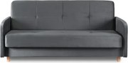 Wersalka z Funkcją Spania CUBA Rozkładana Dwuosobowa Szara do Salonu