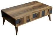Stolik konferencyjny Madrid Anthracite and Walnut
