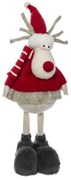 Figurka Pani renifer, czerwona, tworzywo sztuczne, 61 cm