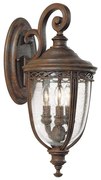Feiss FE-EB2-M-BRB-Kinkiet zewnętrzny ENGLISH BRIDLE 3xE14/60W/230V IP44