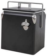 LODÓWKA TURYSTYCZNA 13L CHŁODZIARKA PRZENOŚNA RETRO CZARNA
