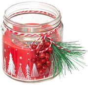 Świąteczna świeca ze stroikiem, 315 g