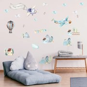 Naklejki na ścianę - Do chmur z imieniem