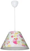 Biała lampa dziecięca ø 35 cm Tria – Squid Lighting
