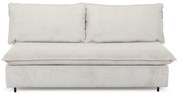 Beżowa sztruksowa rozkładana sofa 184 cm Isadora – Bobochic Paris