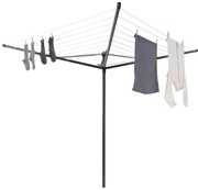 Antracytowa ogrodowa suszarka na pranie 50 m Topspinner – Brabantia