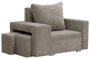 Fotel rozkładany 1 os z funkcją spania DOTEX2 Cappuccino