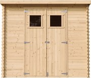 Drewniany domek narzędziowy ogrodowy z podłogą - M310+M310G