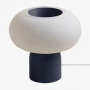 Lampa Stołowa Led Z Kryształu I Żelaza Deruent Df Azul Oscuro |df Dark Blue - Sklum