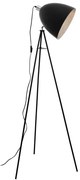 Eglo 79377 - Lampa stojąca MAREPERLA 1xE27/60W/230V czarna