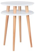 Stolik kawowy UFO HIGH 45x45 biały RAGABA