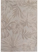 Dywan zewnętrzny Desert Listki beżowy 80 cm x 150 cm