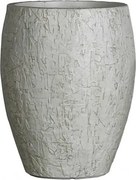 DONICA OWALNA CORA 25x25x32 CM JASNA OGRODOWA