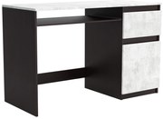 Biurko komputerowe młodzieżowe szkolne 120 cm REMI1 Wenge/Beton