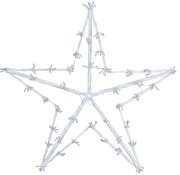 Bożonarodzeniowa dekoracja LED White star, 80 cm