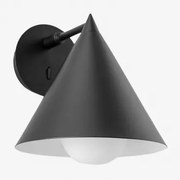 Lampa Ścienna Z Żelaza Arilda Czarna - Sklum