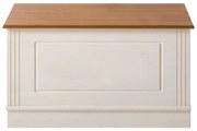 Biała skrzynia z litego drewna sosnowego 80x45 cm Anita – Støraa
