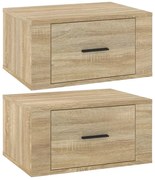 Komplet wizących szafek nocnych dąb sonoma D9-R54