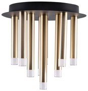 Lampa sufitowa GLAM 9xG9/8W/230V złota