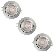Ledvance - ZESTAW 3x ściemnialnych opraw wpuszczanych LED SIMPLE LED/4,9W/230V
