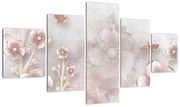 Obraz - Różowe kwiaty (125x70 cm)