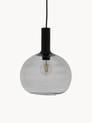 Lampa wisząca ze szkła dymnego Alton