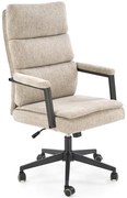 Beżowy tapicerowany fotel biurowy F0-H31