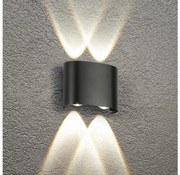 Brilagi - Zewnętrzny kinkiet LED FLAREBOX LED/4W/230V czarny IP65