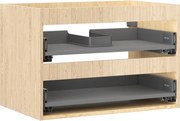 Mexen Box-A korpus szafki podumywalkowej 70 cm, 2 szuflady, dąb - 91AX0-0700-470-2-81