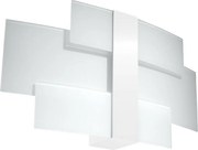 Kinkiet CELIA szklany biały