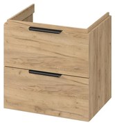 Cersanit S598-045-DSM - Wisząca szafka łazienkowa pod umywalkę MALIKA 60x45 cm dąb