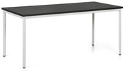 Stół jadalniany TRIVIA, 160x80 cm, szara podstawa, wenge