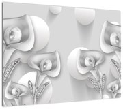 Obraz - kwiatowy wzór (70x50 cm)