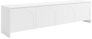 Szafka RTV z 4 drzwiami - Biały - NALYRA od Maison Céphy